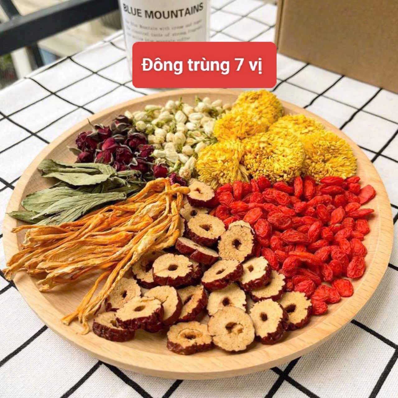 Trà đông trùng 7 vị